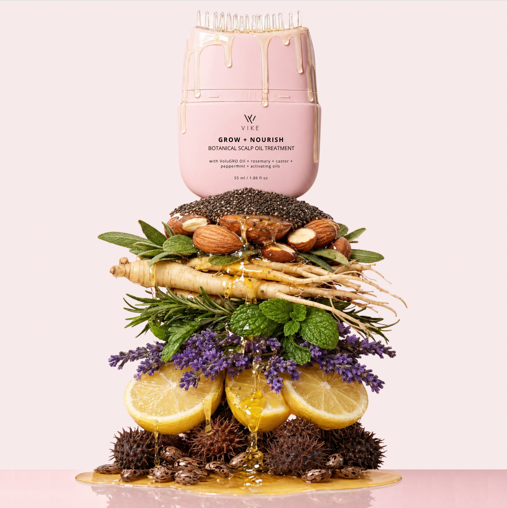 Grow + Nourish Botanical Hair & Scalp Oil Treatment
